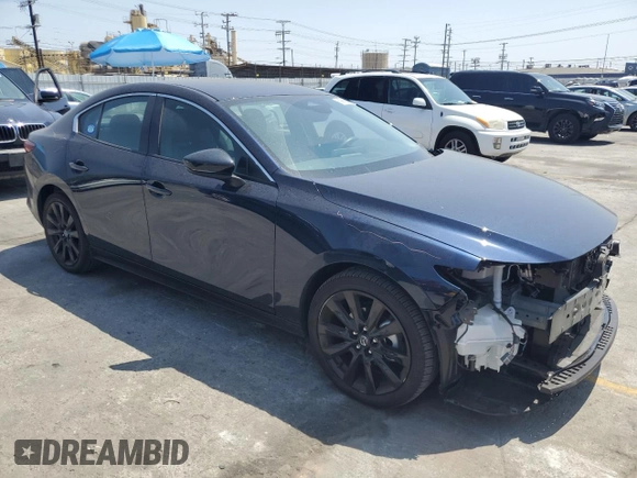 2024 Mazda 3 S Select Sport with VIN 3MZBPABM8RM420865, listed as a Copart auction lot 59989825 with 4,227 mi miles and Salvage title. Bid and sale history available at DreamBid. Image 4.