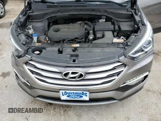 2017 Hyundai Santa Fe 2.0T with VIN 5XYZUDLA9HG437458, listed as a Copart auction lot 57751415 with 117,469 mi miles and Salvage title. Bid and sale history available at DreamBid. Image 12.