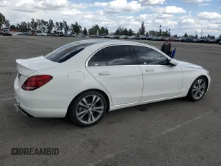 2015 Mercedes-Benz C-Class C 300 with VIN 55SWF4JB5FU064947, listed as a Copart auction lot 51788075 with 69,378 mi miles and Salvage Title. Bid and sale history available at carsss.com. Image 3.