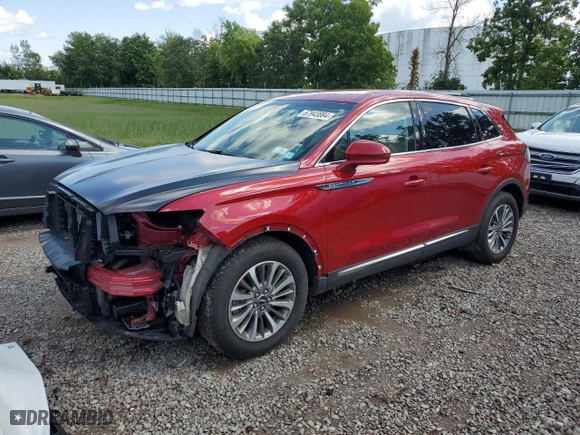 2020 Lincoln Nautilus Standard with VIN 2LMPJ8J98LBL00346, listed as a Copart auction lot 67943884 with 46,143 mi miles and Salvage Title. Bid and sale history available at carsss.com. Image 1.