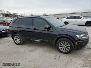 2018 Volkswagen Tiguan S with VIN 3VV1B7AX2JM121583, listed as a Copart auction lot 46051385 with 112,218 mi miles and Salvage Title. Bid and sale history available at carsss.com. Image 4.
