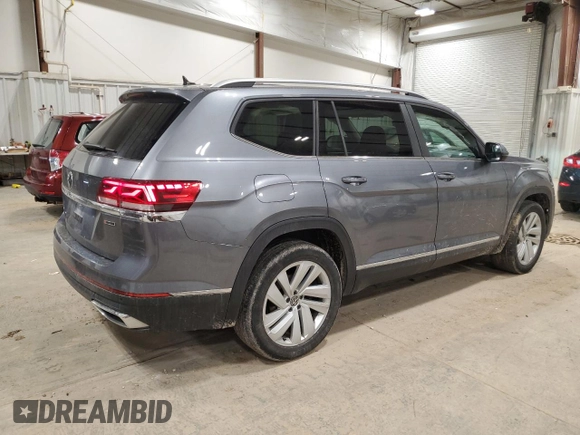 2021 Volkswagen Atlas SEL z VIN 1V2BP2CA1MC594444, wystawiony jako Copart lot #47747515 z przebiegiem 72 702 mil mil oraz Szkoda całkowita • Salvage title. Historia ofert i sprzedaży dostępna na DreamBid. Obrazek 3.