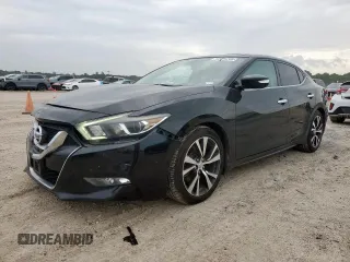 2016 Nissan Maxima SL with VIN 1N4AA6AP4GC381057, listed as a Copart auction lot 62896265 with 142,834 mi miles and Salvage title. Bid and sale history available at DreamBid. Image 1.