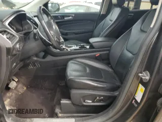 2016 Ford Edge Titanium with VIN 2FMPK3K91GBB13675, listed as a Copart auction lot 44198475 with 129,236 mi miles and Salvage Title. Bid and sale history available at carsss.com. Image 7.