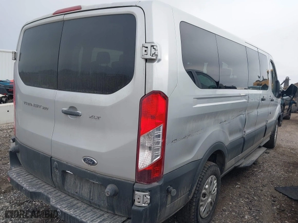 2016 Ford Transit Wagon XL with VIN 1FBZX2ZM9GKB07457, listed as a IAAI auction lot 41487820 with 126,951 mi miles. Bid and sale history available at carsss.com. Image 4.