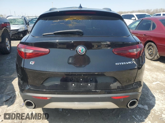 2018 Alfa Romeo Stelvio Ti Sport z VIN ZASFAKNNXJ7B84760, wystawiony jako Copart lot #52219395 z przebiegiem 110 145 mil mil oraz Czysty tytuł • Clean title. Historia ofert i sprzedaży dostępna na DreamBid. Obrazek 6.
