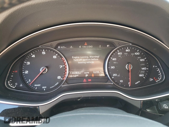 2017 Audi Q7 Premium Plus with VIN WA1LAAF75HD016052, listed as a Copart auction lot 52279635 with 136,083 mi miles and Salvage Title. Bid and sale history available at carsss.com. Image 9.