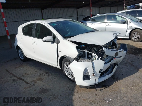 2012 Toyota Prius c One with VIN JTDKDTB38C1514005, listed as a IAAI auction lot 41903868 with 62,344 mi miles. Bid and sale history available at carsss.com. Image 1.