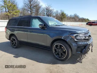 2023 Ford Expedition Limited с VIN 1FMJU2A84PEA36453, выставлен на аукционе Copart как лот 53535985 с пробегом 24 441 миль миль и Списание • Salvage title. История ставок и продаж доступна на DreamBid. Изображение 4.