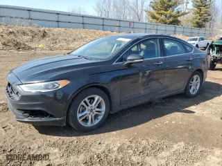 2018 Ford Fusion SE with VIN 3FA6P0HD9JR196315, listed as a Copart auction lot 48298215 with NaN miles and Clean Title. Bid and sale history available at carsss.com. Image 1.