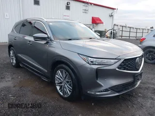 2023 Acura MDX w/Advance Package with VIN 5J8YE1H89PL015997, listed as a IAAI auction lot 41208048 with 18,630 mi miles. Bid and sale history available at carsss.com. Image 1.