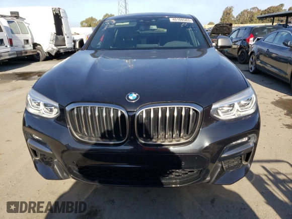 2020 BMW X4 M40i with VIN 5UX2V5C01L9B33905, listed as a Copart auction lot 40108583 with 26,196 mi miles. Bid and sale history available at carsss.com. Image 5.
