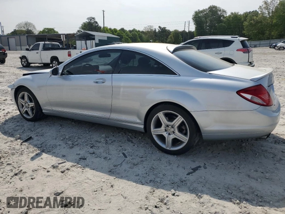 2009 Mercedes-Benz CL 550 with VIN WDDEJ86X59A019727, listed as a Copart auction lot 47623995 with 70,579 mi miles and Salvage Title. Bid and sale history available at DreamBid. Image 2.