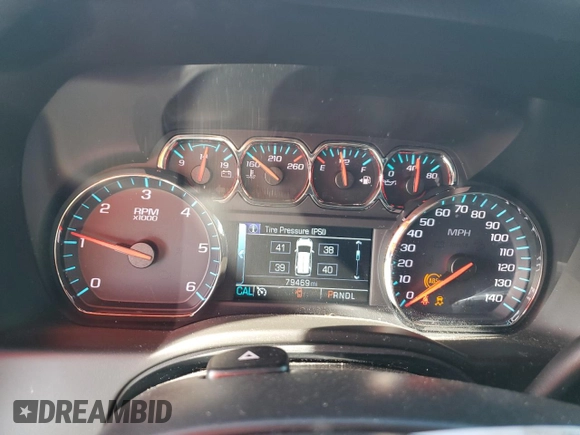 2018 Chevrolet Suburban LS with VIN 1GNSCGEC4JR383988, listed as a Copart auction lot 43199585 with 79,469 mi miles and Salvage title. Bid and sale history available at DreamBid. Image 9.