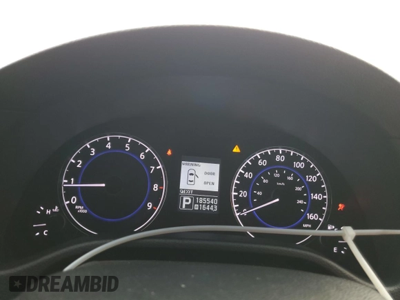 2015 Infiniti Q40 with VIN JN1CV6APXFM500023, listed as a Copart auction lot 85674804 with 185,540 mi miles and Salvage Title. Bid and sale history available at DreamBid. Image 9.