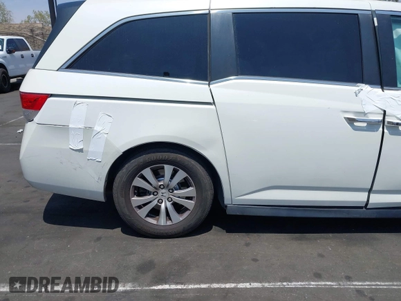 2015 Honda Odyssey EX-L with VIN 5FNRL5H62FB106545, listed as a IAAI auction lot 42115849 with 122,718 mi miles and . Bid and sale history available at DreamBid. Image 12.