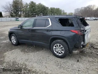 2020 Chevrolet Traverse LT Cloth with VIN 1GNEVGKW1LJ145569, listed as a Copart auction lot 46978535 with 0 mi miles and Salvage Title. Bid and sale history available at carsss.com. Image 2.