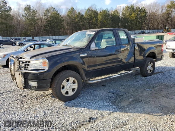 2005 Ford F-150 STX with VIN 1FTRX14WX5NA53841, listed as a Copart auction lot 89289015 with 243,460 mi miles and Salvage Title. Bid and sale history available at carsss.com. Image 1.