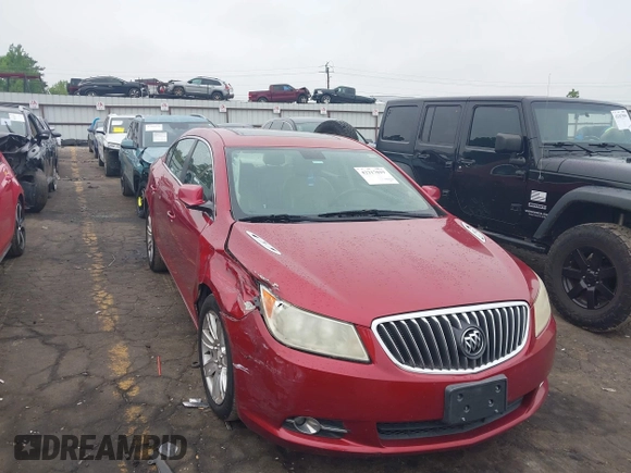 2013 Buick LaCrosse Leather с VIN 1G4GC5E3XDF178664, выставлен на аукционе IAAI как лот 42217019 с пробегом 187 012 миль миль и . История ставок и продаж доступна на DreamBid. Изображение 1.
