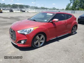 2013 Hyundai Veloster Turbo z VIN KMHTC6AE2DU118224, wystawiony jako Copart lot #58231315 z przebiegiem 92 920 mil mil oraz Tytuł czysty. Historia ofert i sprzedaży dostępna na DreamBid. Obrazek 1.