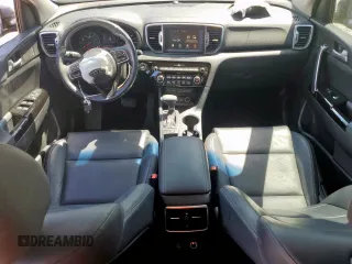 2019 Kia Sportage EX with VIN KNDPN3AC0K7601493, listed as a Copart auction lot 54046845 with 100,386 mi miles and Salvage title. Bid and sale history available at DreamBid. Image 8.