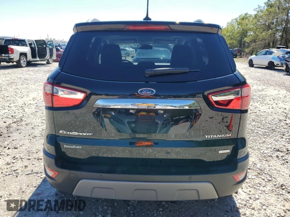 2019 Ford EcoSport Titanium z VIN MAJ3S2KE8KC278227, wystawiony jako Copart lot #46604965 z przebiegiem 59 390 mil mil oraz Czysty tytuł • Clean title. Historia ofert i sprzedaży dostępna na DreamBid. Obrazek 6.