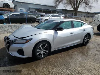 2022 Nissan Maxima SV with VIN 1N4AA6CV4NC505837, listed as a Copart auction lot 48062525 with 39,616 mi miles and Salvage Title. Bid and sale history available at carsss.com. Image 1.