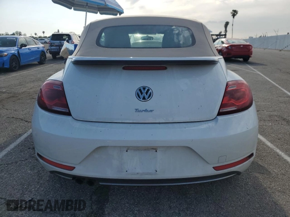 2019 Volkswagen Beetle S with VIN 3VW5DAATXKM505842, listed as a Copart auction lot 52631595 with 35,839 mi miles and Salvage title. Bid and sale history available at DreamBid. Image 6.