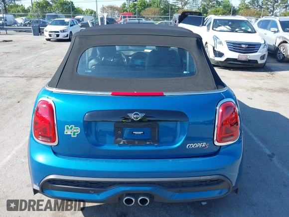 2024 MINI Convertible Cooper S with VIN WMW43DL00R3R86652, listed as a IAAI auction lot 41991333 with 7,417 mi miles and . Bid and sale history available at DreamBid. Image 16.