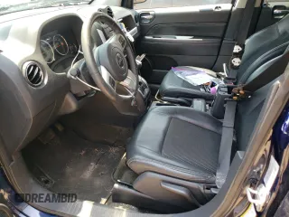 2016 Jeep Compass Latitude with VIN 1C4NJDEB4GD758009, listed as a Copart auction lot 60704745 with 143,393 mi miles and Salvage title. Bid and sale history available at DreamBid. Image 7.