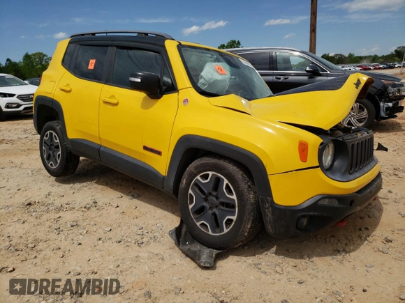 2015 Jeep Renegade Trailhawk with VIN ZACCJBCT2FPC20531, listed as a Copart auction lot 53434975 with 130,962 mi miles and Salvage Title. Bid and sale history available at carsss.com. Image 4.