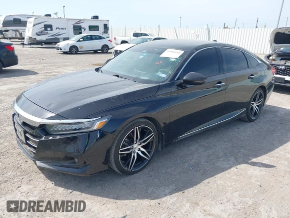 2021 Honda Accord Touring z VIN 1HGCV2F91MA005385, wystawiony jako IAAI lot #42004110 z przebiegiem 108 328 mil mil oraz . Historia ofert i sprzedaży dostępna na DreamBid. Obrazek 2.