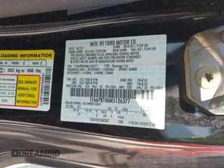 2021 Ford Mustang EcoBoost с VIN 1FA6P8TH0M5126377, выставлен на аукционе IAAI как лот 42585538 с пробегом 84 515 миль миль и . История ставок и продаж доступна на DreamBid. Изображение 9.