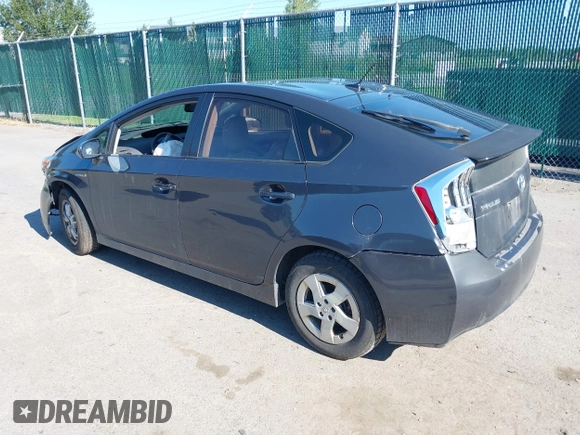 2010 Toyota Prius II with VIN JTDKN3DU8A0109560, listed as a IAAI auction lot 40243073 with 252,915 mi miles and . Bid and sale history available at DreamBid. Image 3.