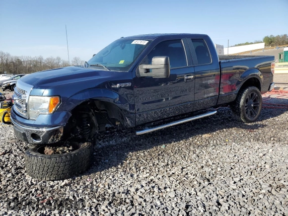 2013 Ford F-150 XL with VIN 1FTFX1CF0DKG38254, listed as a Copart auction lot 48121615 with 106,469 mi miles and Salvage Title. Bid and sale history available at carsss.com. Image 1.