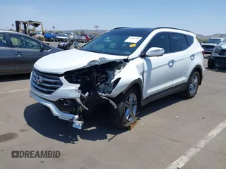 2018 Hyundai Santa Fe 2.4L with VIN 5NMZU3LB4JH054123, listed as a IAAI auction lot 42471320 with 53,464 mi miles and . Bid and sale history available at DreamBid. Image 6.