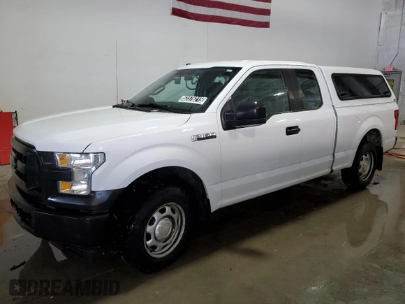2017 Ford F-150 XL with VIN 1FTEX1C88HKD34074, listed as a Copart auction lot 52376215 with 152,837 mi miles and Clean Title. Bid and sale history available at carsss.com. Image 1.
