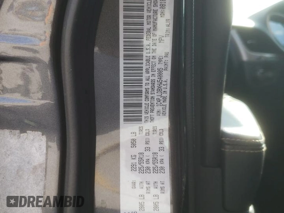 2017 Jeep Cherokee Limited z VIN 1C4PJLDBXHW540005, wystawiony jako Copart lot #57258465 z przebiegiem 162 633 mil mil oraz Szkoda całkowita • Salvage title. Historia ofert i sprzedaży dostępna na DreamBid. Obrazek 13.