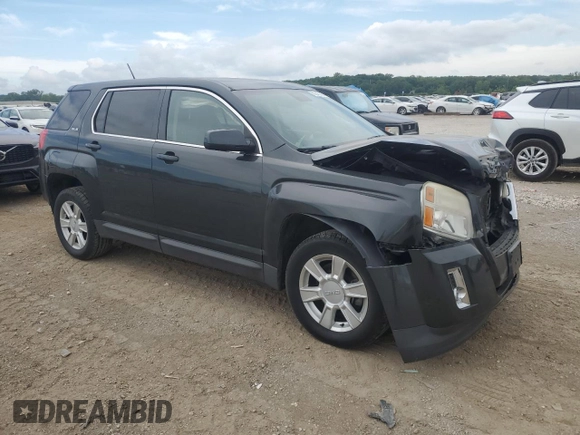 2013 GMC Terrain SLE with VIN 2GKALMEK5D6206381, listed as a Copart auction lot 60245295 with 137,820 mi miles and Salvage title. Bid and sale history available at DreamBid. Image 4.