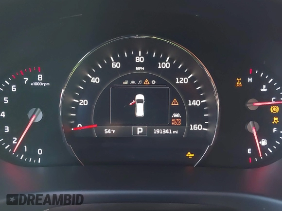 2018 Kia Sorento EX with VIN 5XYPHDA5XJG427027, listed as a IAAI auction lot 41609060 with 191,341 mi miles and . Bid and sale history available at DreamBid. Image 7.