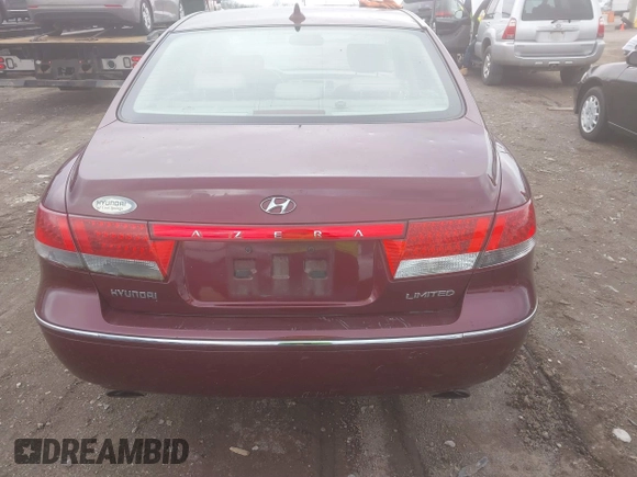2009 Hyundai Azera Limited with VIN KMHFC46F19A373801, listed as a IAAI auction lot 41481510 with 186,248 mi miles and . Bid and sale history available at DreamBid. Image 14.