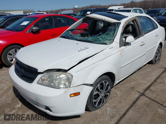 2007 Suzuki Forenza z VIN KL5JD56Z57K540945, wystawiony jako IAAI lot #41946306 z przebiegiem 110 398 mil mil oraz . Historia ofert i sprzedaży dostępna na DreamBid. Obrazek 2.