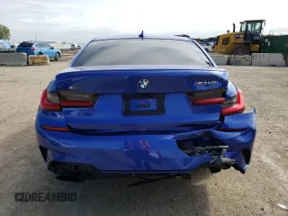 2021 BMW 3 Series M340i xDrive with VIN 3MW5U9J03M8B55096, listed as a Copart auction lot 73433514 with 49,381 mi miles and Salvage Title. Bid and sale history available at carsss.com. Image 6.