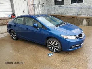 2015 Honda Civic Sedan EX-L with VIN 2HGFB2F96FH504029, listed as a Copart auction lot 51946275 with 142,837 mi miles and Salvage Title. Bid and sale history available at carsss.com. Image 4.