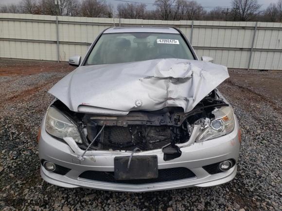2010 Mercedes-Benz C-Class C 300 Sport with VIN WDDGF8BB0AF405435, listed as a Copart auction lot 47092475 with NaN miles and Salvage Title. Bid and sale history available at carsss.com. Image 5.