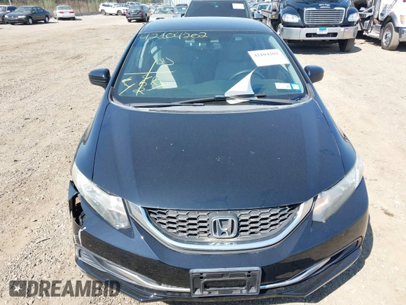 2014 Honda Civic Sedan LX with VIN 19XFB2F55EE219490, listed as a IAAI auction lot 42104202 with 142,638 mi miles. Bid and sale history available at carsss.com. Image 12.