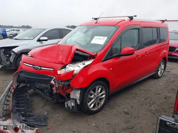 2016 Ford Transit Connect Wagon Titanium with VIN NM0GE9G76G1285375, listed as a IAAI auction lot 41434675 with 127,433 mi miles. Bid and sale history available at carsss.com. Image 2.