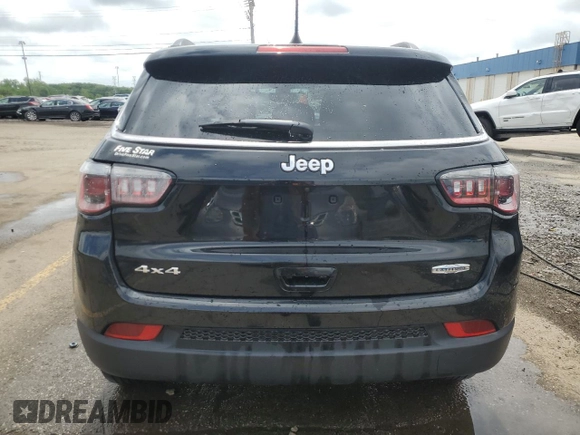 2019 Jeep Compass Latitude z VIN 3C4NJDBB5KT596835, wystawiony jako Copart lot #58706825 z przebiegiem 169 320 mil mil oraz Szkoda całkowita • Salvage title. Historia ofert i sprzedaży dostępna na DreamBid. Obrazek 6.