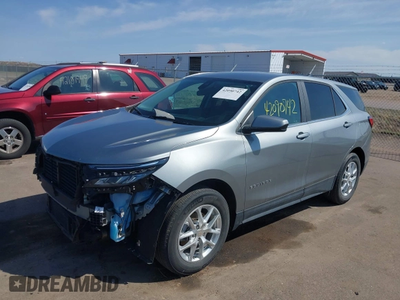 2023 Chevrolet Equinox LT with VIN 3GNAXKEG7PS168424, listed as a IAAI auction lot 42090742 with 39,967 mi miles and . Bid and sale history available at carsss.com. Image 18.
