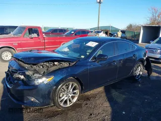 2015 Mazda 6 i Grand Touring with VIN JM1GJ1W55F1183824, listed as a IAAI auction lot 40840126 with 132,773 mi miles. Bid and sale history available at carsss.com. Image 18.
